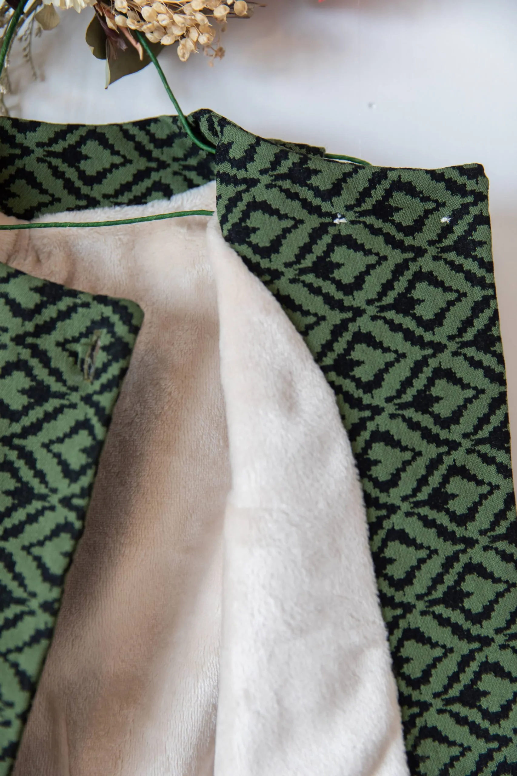 Chaleco estampado verde niñas - Imagen 6