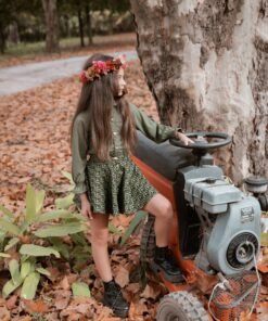 Alternative view of Falda Campana Verde para Niñas