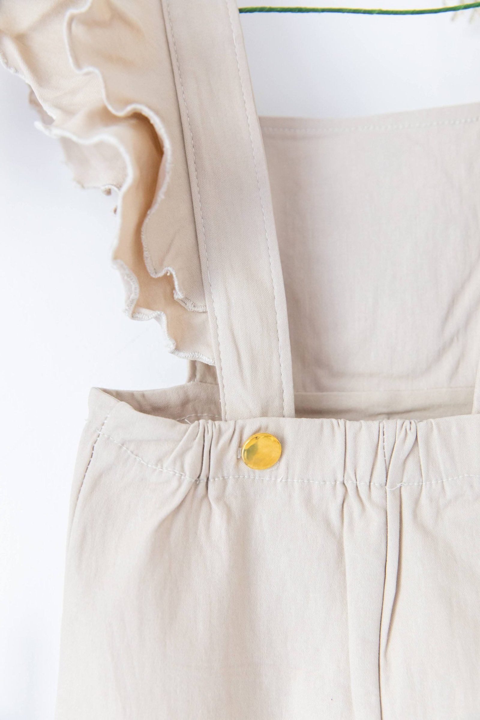 Jumper beige con Margaritas Bordadas - Imagen 7