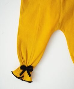 Alternative view of Pantalón Mostaza Bengalina Festones Negros