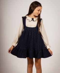 Alternative view of Vestido Jumper Bengalina Vintage Azul