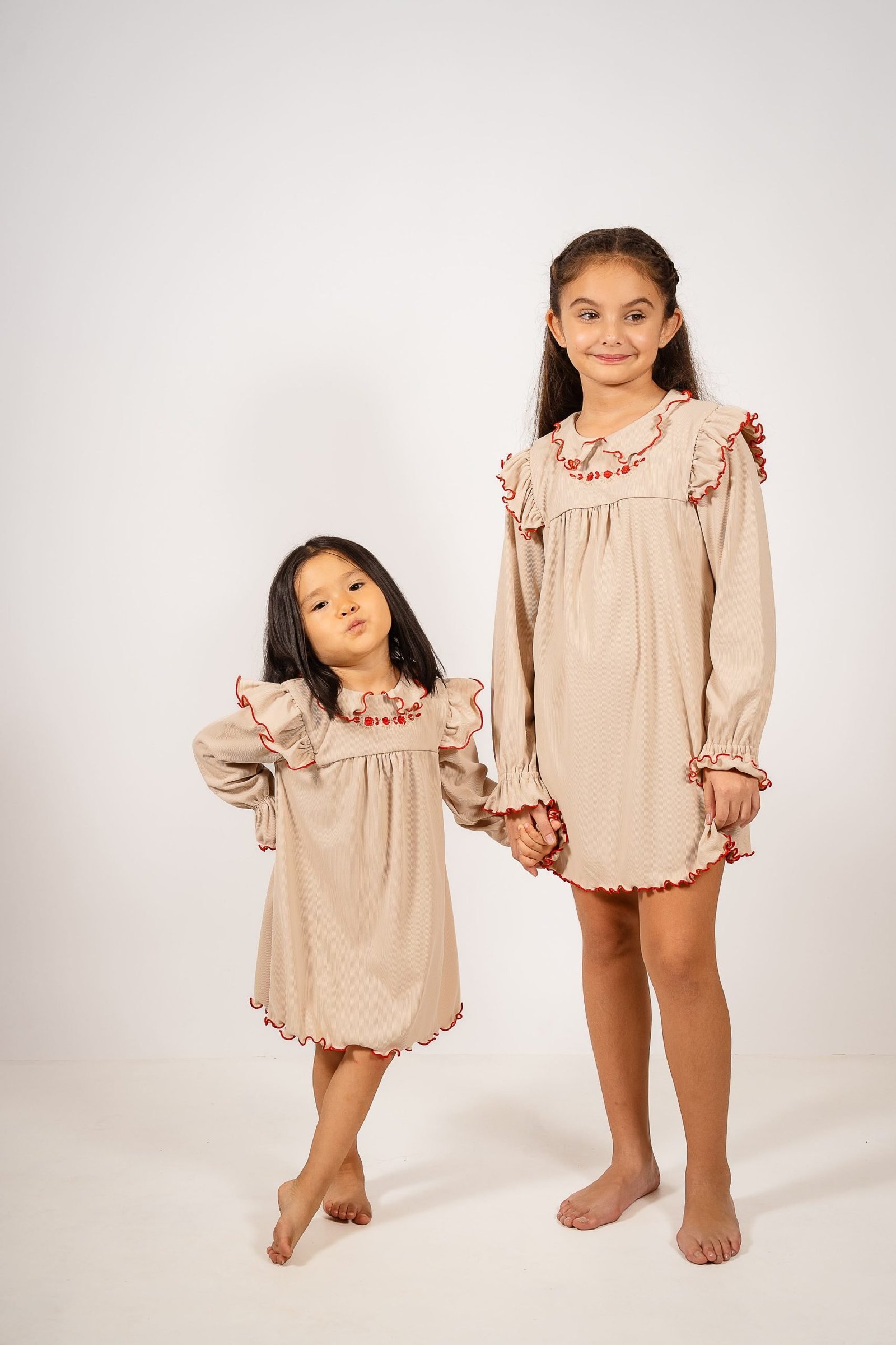 Vestido Morley Flores Rojas - Imagen 3