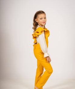 Alternative view of Jumper Mostaza con Margaritas Bordadas