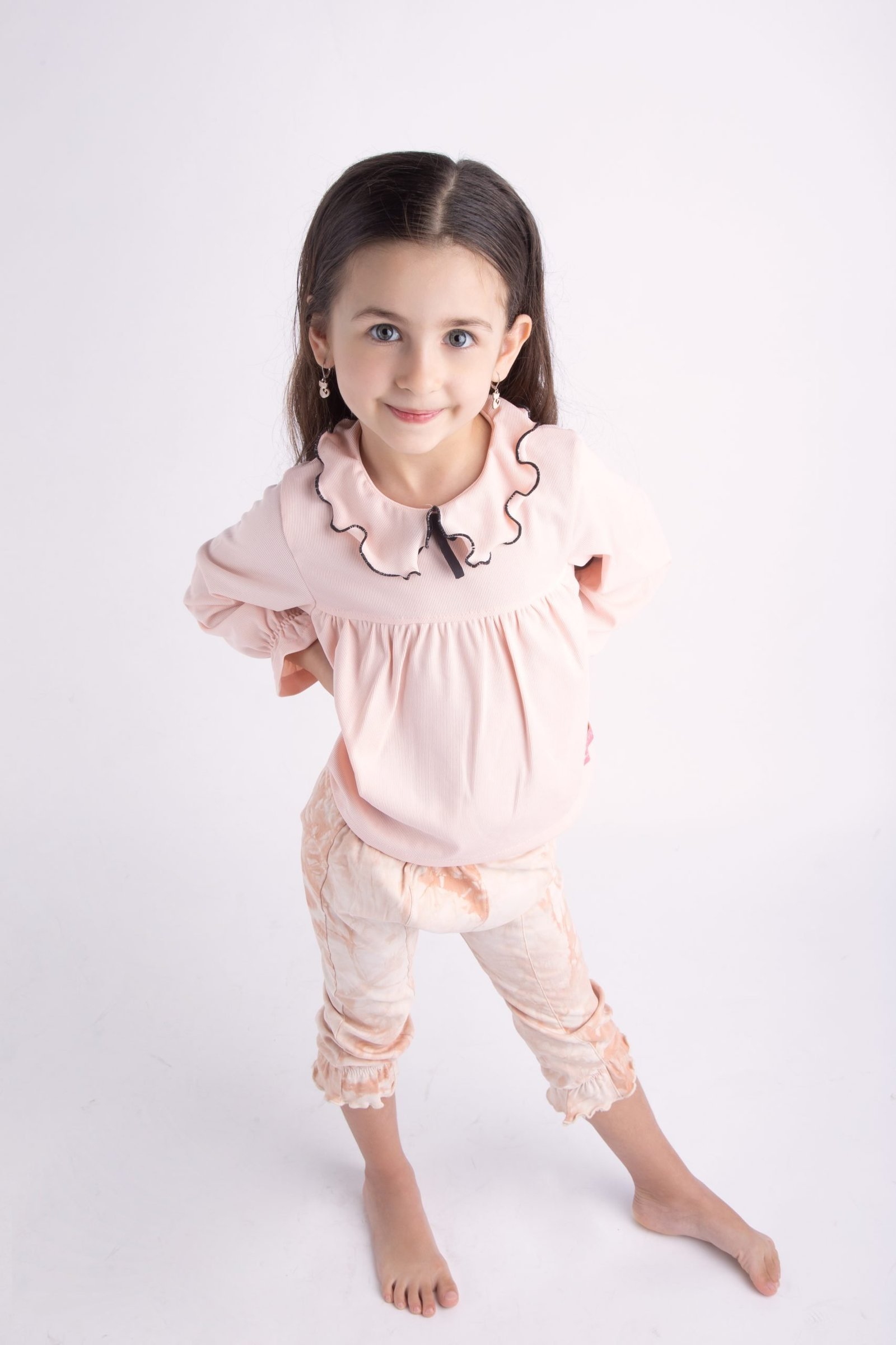 Blusa morley rosa cuello bebé - Imagen 5