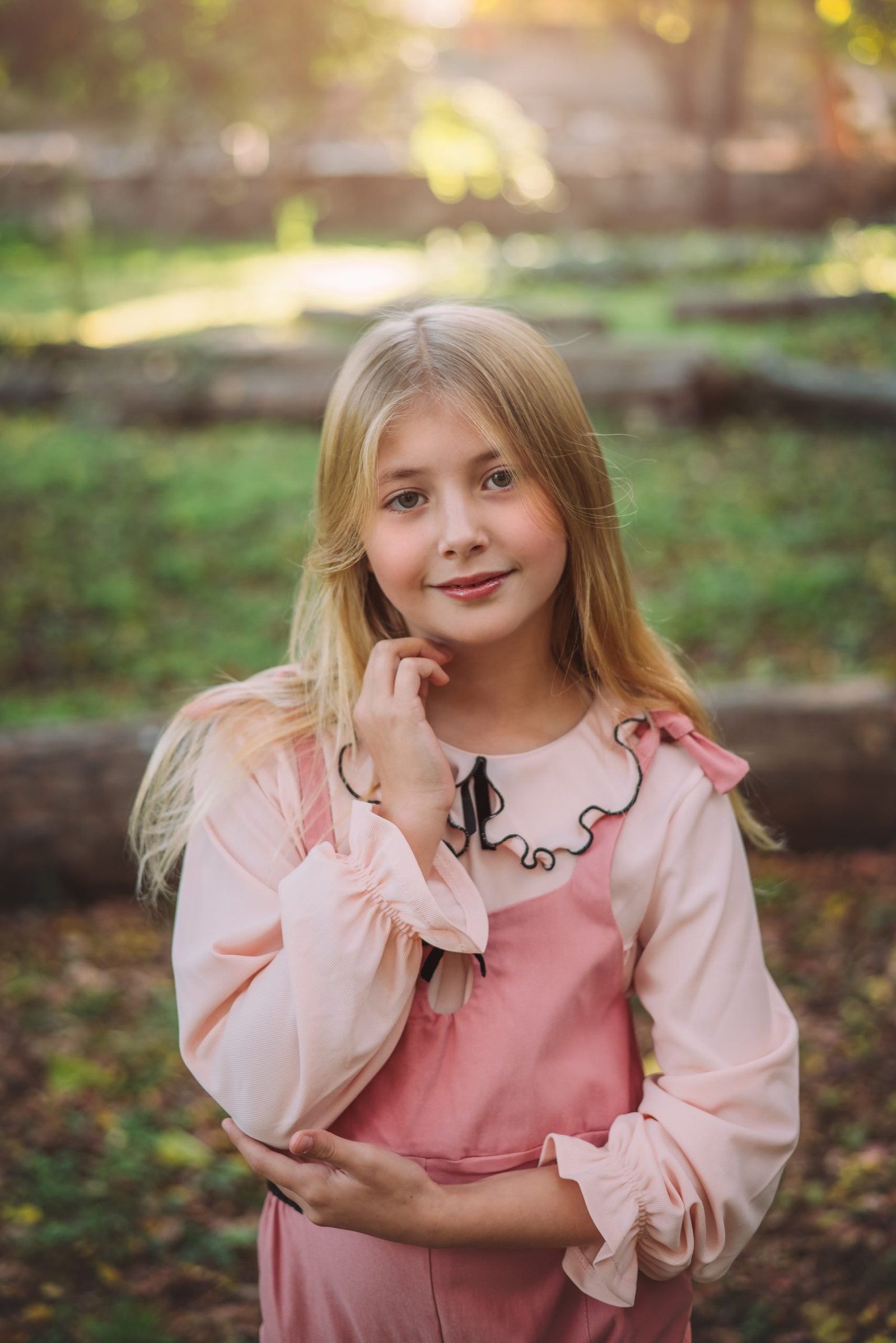 Blusa morley rosa cuello bebé - Imagen 4