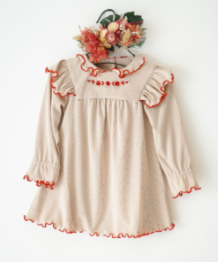 Vestido Morley Flores Rojas