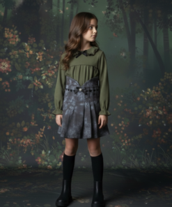 Alternative view of Falda Loly de bengalina batik