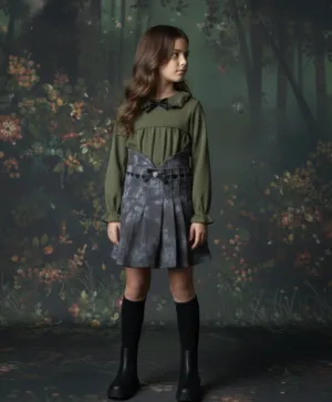 Alternative view of Falda Loly de bengalina batik