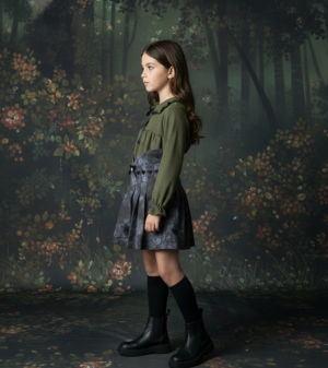 Falda Loly de bengalina batik