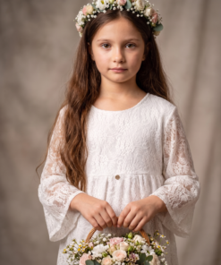 Vestido Encaje Vintage Niña