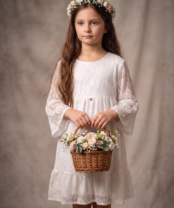 Alternative view of Vestido Encaje Vintage Niña