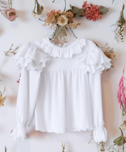 Blusa en color blanco