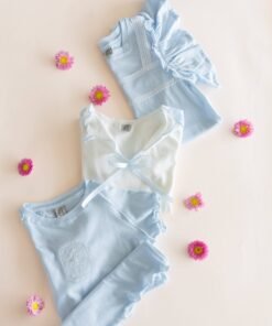 Alternative view of Remera infantil coquette de jersey Celeste | Begoña