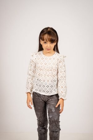 Alternative view of Pantalón Bengalina Batik Niña – Corte Recto