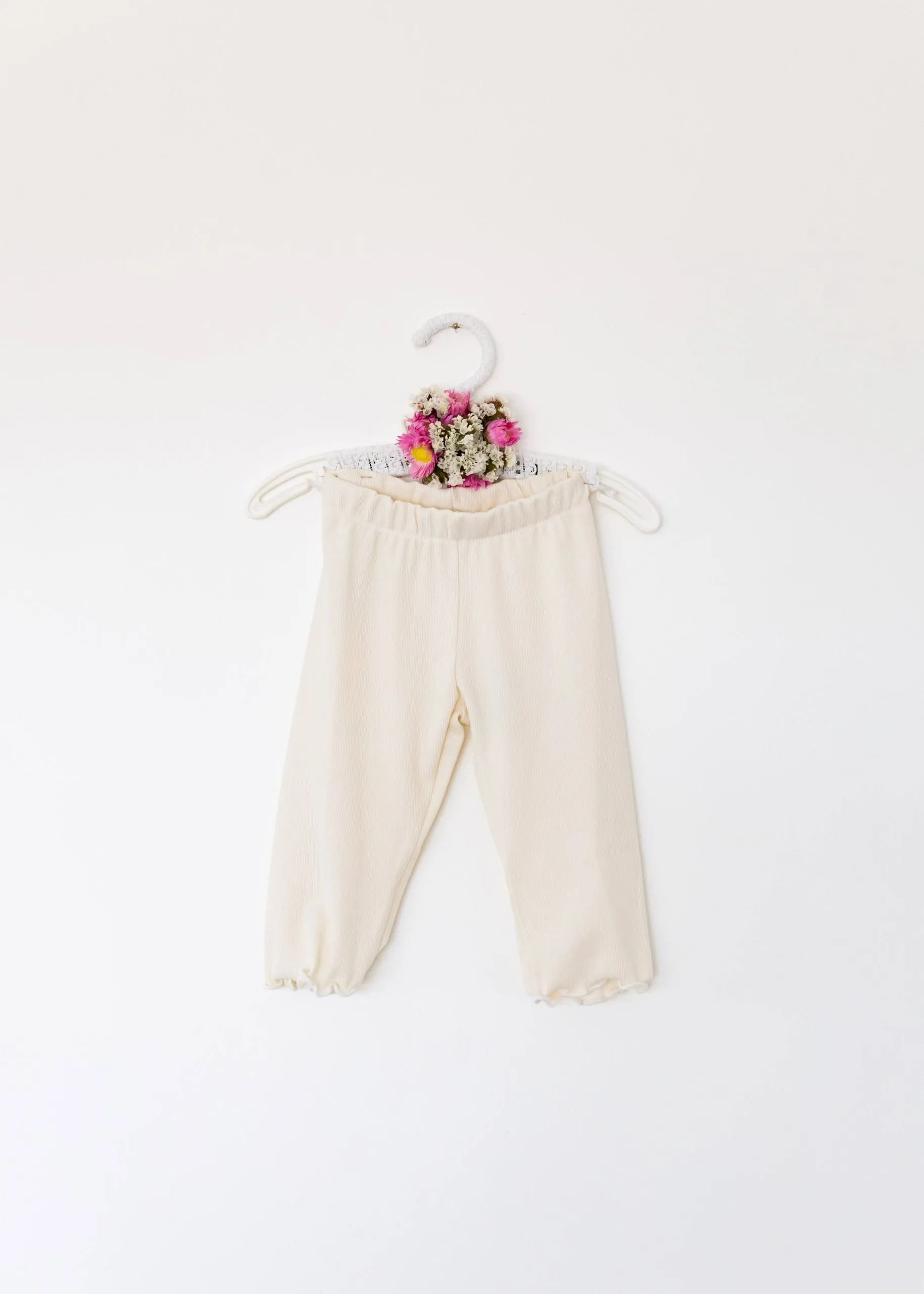 calza biker infantil de morley ecru – Begoña