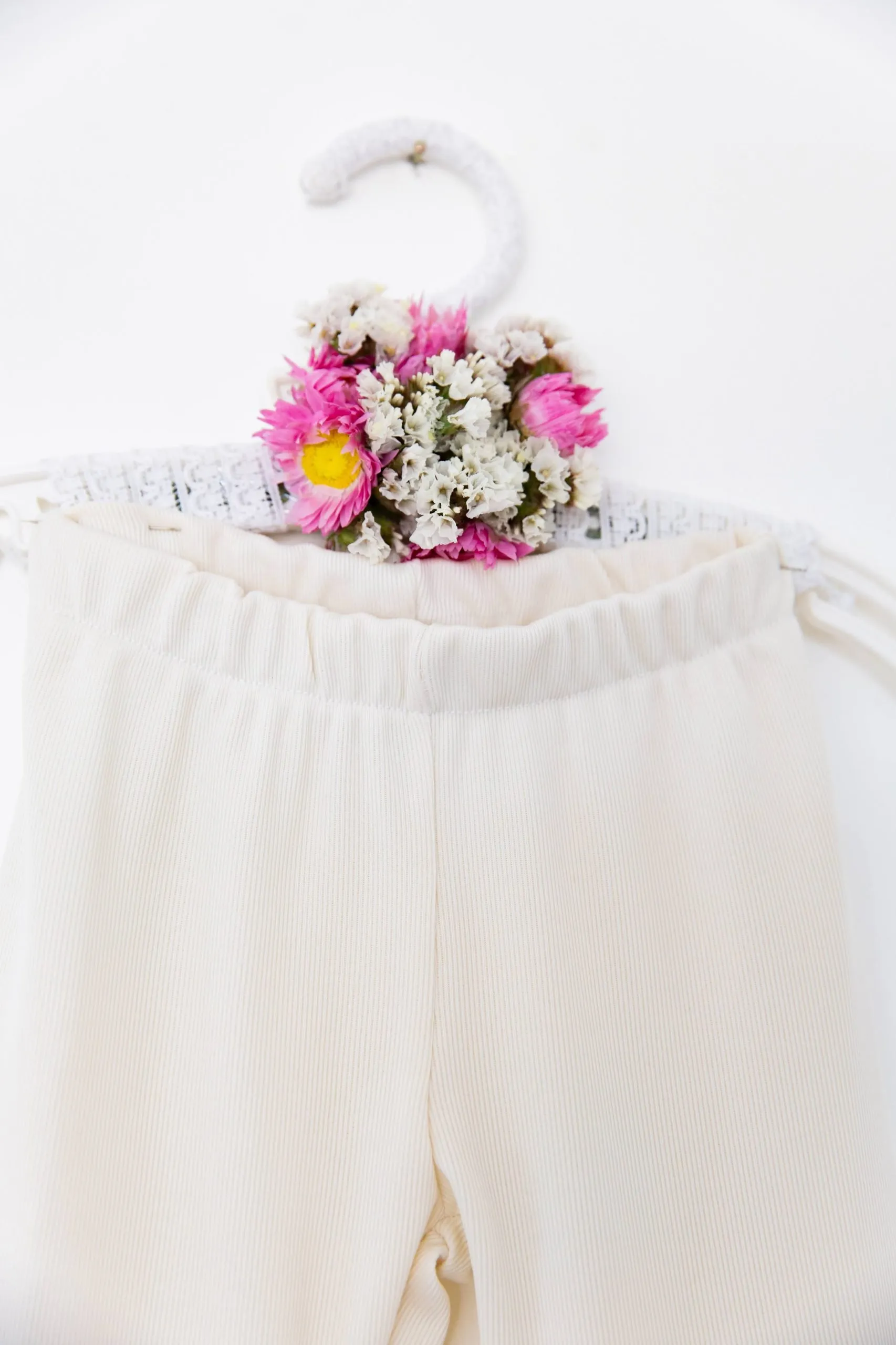 calza biker infantil de morley ecru – Begoña